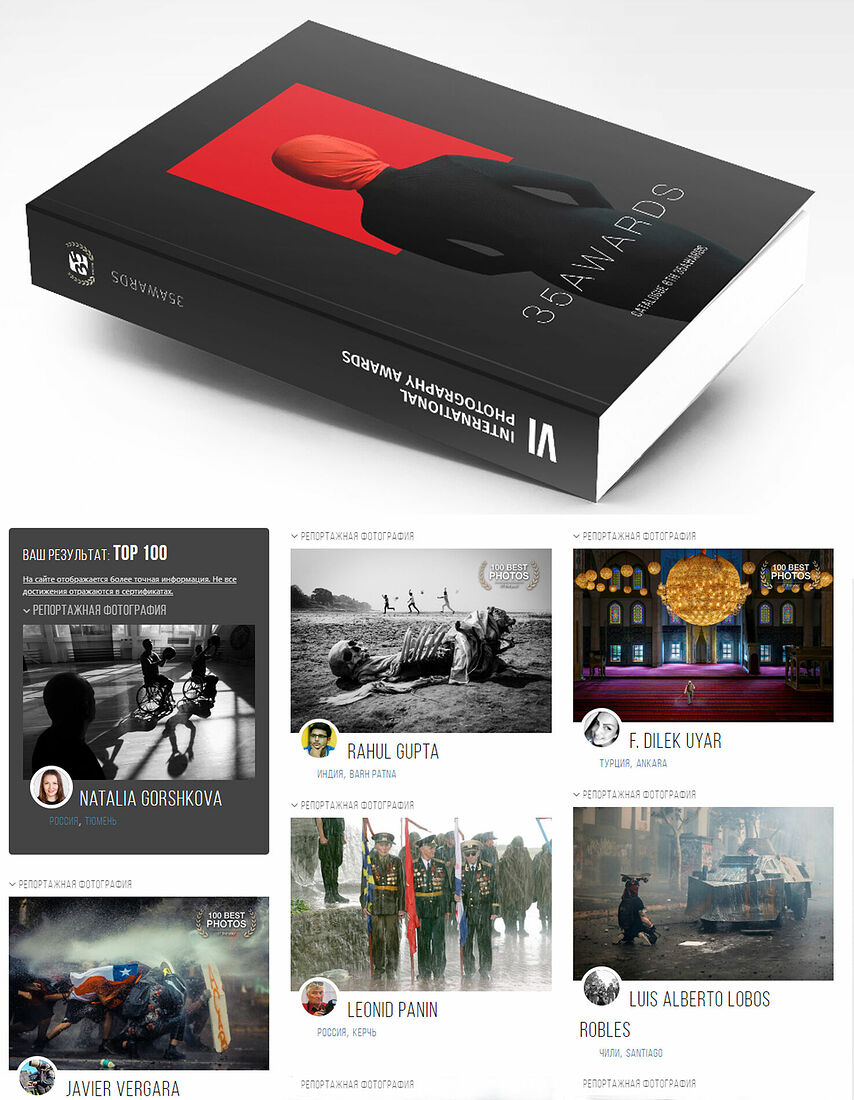 Фотокаталог победителей. 100 лучших фото в номинации "Репортаж" - VI международная фотопремия 35AWARDS, 2020 г.